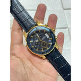  Shop Authentic Guess Pinnacle Chronograph Quartz Blue Dial Blue Leather Strap Watch For Men - W0673G2 - Luxxuri
