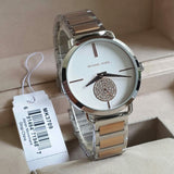  Shop Authentic Michael Kors Portia Quartz Silver Dial Two Tone Steel Strap Watch For Women - MK3709 - Luxxuri