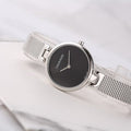  Shop Authentic Calvin Klein Authentic Black Dial Silver Mesh Bracelet Watch for Women - K8G23121 - Luxxuri