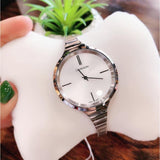  Shop Authentic Calvin Klein Lively Silver Dial Silver Steel Strap Watch for Women - K4U23126 - Luxxuri