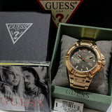  Shop Authentic Guess Rigor Multi Function Black Dial Rose Gold Steel Strap Watch For Men - W0218G3 - Luxxuri