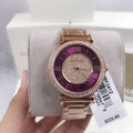  Shop Authentic Michael Kors Catlin Quartz Rose Gold Dial Rose Gold Steel Strap Watch For Women - MK3412 - Luxxuri