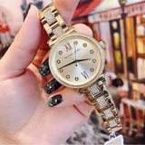  Shop Authentic Michael Kors Sofie Quartz Gold Dial Gold Steel Strap Watch For Women - MK3881 - Luxxuri