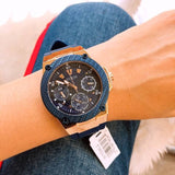  Shop Authentic Guess Zena Blue Dial Blue Silicone Strap Watch For Women - W1094L2 - Luxxuri