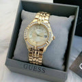  Shop Authentic Guess Dazzling Diamonds Gold Dial Gold Steel Strap Watch for Women - W85110L1 - Luxxuri