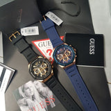  Shop Authentic Guess Momentum Black Dial Black Rubber Strap Watch for Men - GW0263G1 - Luxxuri