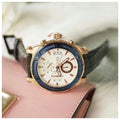  Shop Authentic Guess Pinnacle Chronograph White Dial Blue Leather Strap Watch For Men - W0673G6 - Luxxuri