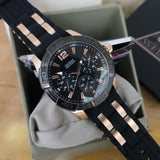  Shop Authentic Guess Oasis Black Dial Two Tone Steel Strap Watch for Men - W0366G3 - Luxxuri