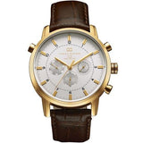  Shop Authentic Tommy Hilfiger Harrison White Dial Brown Leather Strap Watch for Men - 1790874 - Luxxuri