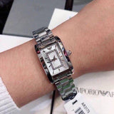  Shop Authentic Emporio Armani Classic Diamonds Silver Dial Silver Steel Strap Watch For Women - AR3170 - Luxxuri