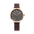  Shop Authentic Calvin Klein Even Grey Dial Brown Leather Strap Watch for Women - K7B236G3 - Luxxuri