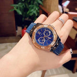 Shop Authentic Guess Limelight Quartz Analog Blue Dial Blue Denim Strap Watch For Women - W0775l10 - Luxxuri