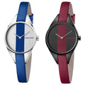  Shop Authentic Calvin Klein Rebel Red Black Dial Red Leather Strap Watch for Women - K8P237U1 - Luxxuri