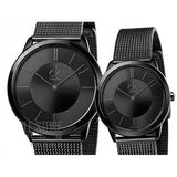  Shop Authentic Calvin Klein Minimal Black Dial Black Mesh Bracelet Watch for Men - K3M224B1 - Luxxuri