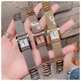  Shop Authentic Guess Nouveau Diamonds Rose Gold Dial Rose Gold Mesh Bracelet Watch for Women - W0127L3 - Luxxuri