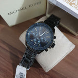  Shop Authentic Michael Kors Wren Chronograph Quartz Blue Dial Grey Steel Strap Watch For Women - MK6097 - Luxxuri