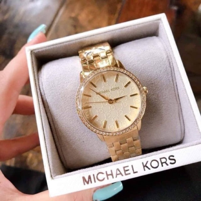  Shop Authentic Michael Kors Argyle Glitz Rose Gold Dial Rose Gold Steel Strap Watch For Women - MK3120 - Luxxuri