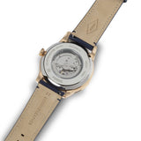  Shop Authentic Fossil Townsman Automatic White Dial Navy Blue Leather Strap Watch for Men - ME3171 - Luxxuri