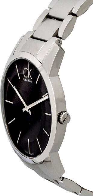  Shop Authentic Calvin Klein City Black Dial Silver Steel Strap Watch for Men - K2G21161 - Luxxuri