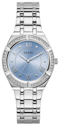  Shop Authentic Guess Cosmo Diamonds Blue Dial Silver Steel Strap Watch for Women - GW0033L5 - Luxxuri