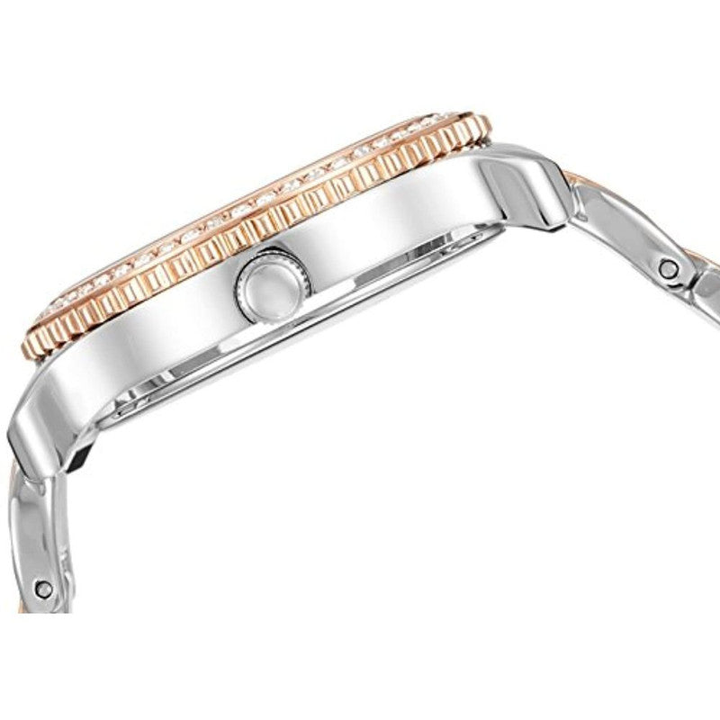  Shop Authentic Guess Enchanting Diamonds Silver Dial Two Tone Steel Strap Watch for Women - W0305L3 - Luxxuri