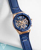  Shop Authentic Guess Momentum Chronograph Blue Dial Blue Rubber Strap Watch for Men - GW0263G2 - Luxxuri
