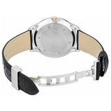  Shop Authentic Versace Univers Beige Dial Black Leather Strap Watch for Men - VEBK00218 - Luxxuri