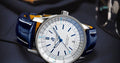  Shop Authentic Breitling Navitimer Automatic 41mm White Dial Blue Leather Strap Watch for Men - A173263A1G1P1 - Luxxuri