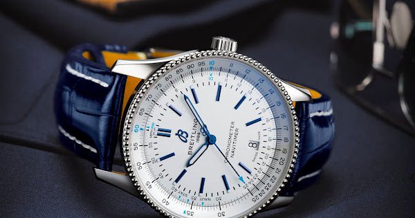  Shop Authentic Breitling Navitimer Automatic 41mm White Dial Blue Leather Strap Watch for Men - A173263A1G1P1 - Luxxuri