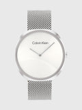  Shop Authentic Calvin Klein Minimal Silver Dial Silver Mesh Bracelet Watch for Men - K3M211Y6 - Luxxuri