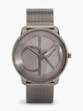 Shop Authentic Calvin Klein Minimal Grey Dial Grey Mesh Bracelet Watch for Men - K3M517P4 - Luxxuri