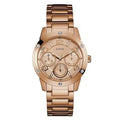  Shop Authentic Guess Studio Rose Gold Dial Rose Gold Steel Strap Watch For Women - W0778L3 - Luxxuri