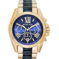  Shop Authentic Michael Kors Bradshaw Navy Blue Dial Two Tone Steel Strap Watch for Women - MK6268 - Luxxuri