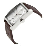  Shop Authentic Calvin Klein Window Silver Dial Brown Leather Strap Watch for Women - K2M23126 - Luxxuri