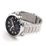  Shop Authentic Tommy Hilfiger Briggs Chronograph Black Dial Silver Steel Strap Watch for Men - 1791422 - Luxxuri