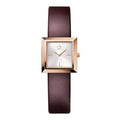 Shop Authentic Calvin Klein Mark White Dial Brown Leather Strap Watch for Women - K3R236G6 - Luxxuri