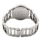  Shop Authentic Calvin Klein Stately Black Dial Silver Steel Strap Watch for Women - K3G2312S - Luxxuri