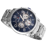  Shop Authentic Tommy Hilfiger Keagan Blue Dial Silver Steel Strap Watch for Men - 1791293 - Luxxuri