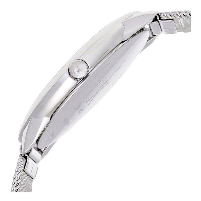 Shop Authentic Calvin Klein Surround Black Dial Silver Mesh Bracelet Watch for Men - K3W21121 - Luxxuri