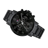  Shop Authentic Tommy Hilfiger Daniel Black Dial Black Steel Strap Watch for Men - 1710383 - Luxxuri