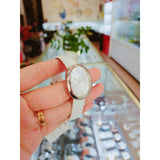  Shop Authentic Calvin Klein Incentive White Dial White Leather Strap Watch for Women - K3P231L6 - Luxxuri