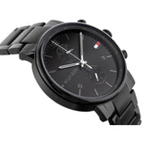  Shop Authentic Tommy Hilfiger Daniel Black Dial Black Steel Strap Watch for Men - 1710414 - Luxxuri