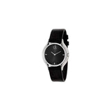  Shop Authentic Calvin Klein Skirt Black Dial Black Leather Strap Watch for Women - K2U231CS - Luxxuri