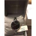  Shop Authentic Calvin Klein Graphic Black Dial Silver Steel Strap Watch for Women - K7E23141 - Luxxuri