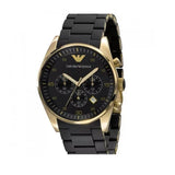  Shop Authentic Emporio Armani Sportivo Quartz Black Dial Black Steel Strap Watch For Men - AR8023 - Luxxuri