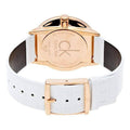  Shop Authentic Calvin Klein Accent White Dial White Leather Strap Watch for Women - K2Y2X6K6 - Luxxuri