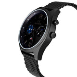  Shop Authentic Tommy Hilfiger Deacon Analog Black Dial Black Mesh Bracelet Watch for Men - 1791547 - Luxxuri