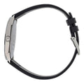  Shop Authentic Calvin Klein Minimal Silver Dial Black Leather Strap Watch for Men - K3M211CY - Luxxuri