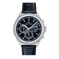  Shop Authentic Tommy Hilfiger Ari Diamonds Black Dial Black Leather Strap Watch for Women - 1781981 - Luxxuri