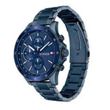  Shop Authentic Tommy Hilfiger Bank Quartz Blue Dial Blue Steel Strap Watch for Men - 1791720 - Luxxuri